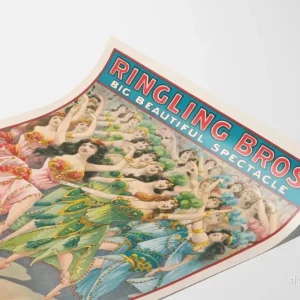 Vintageaffisch Parade Ringling Bros - Streetparadåshow - Bild 3