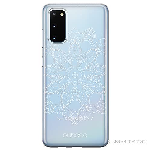 ERT GROUP mobiltelefonfodral för Samsung S20 / S11E originalt och officiellt licensierat Babaco mönster Mandalas 006 Vit optimalt anpassad till formen på mobiltelefonen, gedeeltelijk transparant 5904805839207