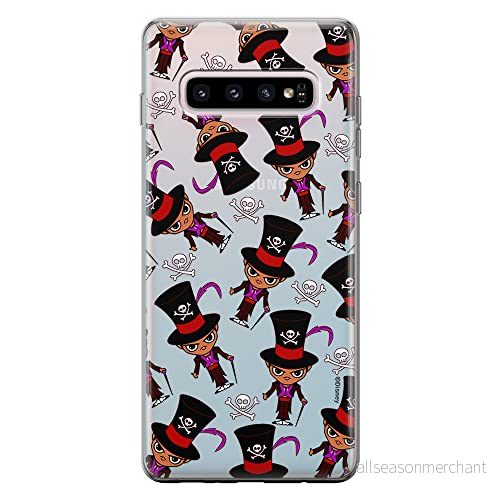 ERT GROUP mobiltelefonfodral för Samsung S10 PLUS originalt och officiellt licensierat Disney mönster Dr. Facilier 002 optimalt anpassad till formen på mobiltelefonen, gedeeltelijk transparant 5905131399151