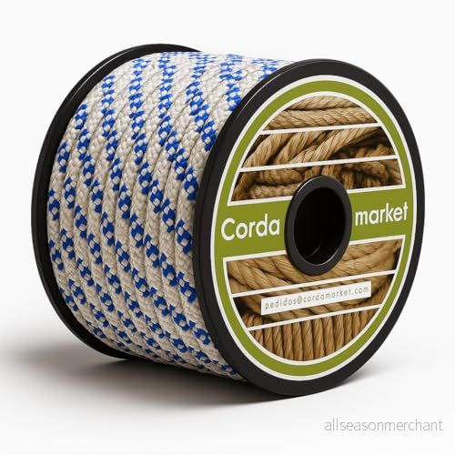CORDAMARKET 10 mm borrrep vuxen unisex vit 25 m 8422680111951