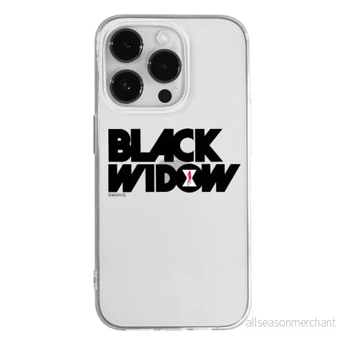 ERT GROUP mobiltelefonfodral för Apple Iphone 14 PRO originalt och officiellt licensierat Marvel mönster Black Widow 010 optimalt anpassad till formen på mobiltelefonen, gedeeltelijk transparant 5905131909855