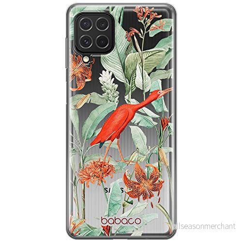 ERT GROUP mobiltelefonfodral för Samsung F62 / M62 originalt och officiellt licensierat Babaco mönster Flowers 049 optimalt anpassad till formen på mobiltelefonen, gedeeltelijk transparant 5905131343628