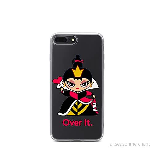 ERT GROUP mobiltelefonfodral för Iphone 7 PLUS/ 8 PLUS originalt och officiellt licensierat Disney mönster Queen of Hearts 001 optimalt anpassad till formen på mobiltelefonen, gedeeltelijk transparant 5905131423870