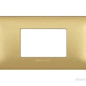 Bticino AM4819MGL Matix 2 modul, Centrati guld 8012199947068 Bticino AM4819MGL Matix 2 modul, Centrati guld 8012199947068