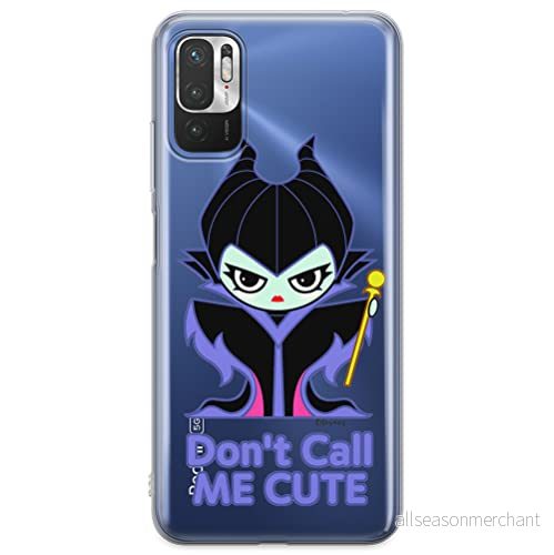ERT GROUP mobiltelefonfodral för Xiaomi REDMI NOTE 10 5G / POCO M3 PRO originalt och officiellt licensierat Disney mönster Maleficent 003, gedeeltelijk transparant 5905131479945