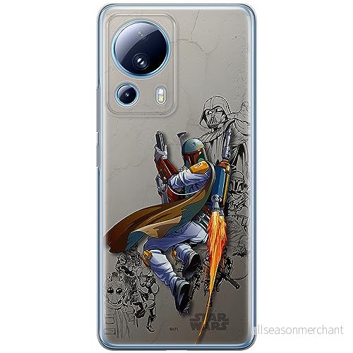 ERT GROUP mobiltelefonfodral för Xiaomi 13 LITE/CIVI 2 originalt och officiellt licensierat Star Wars mönster Boba Fett 003 anpassad till formen på mobiltelefonen, fodral tillverkad av TPU plast 5905511933296