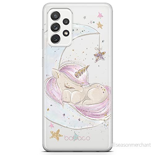 ERT GROUP mobiltelefonfodral för Samsung A72 5G originalt och officiellt licensierat Babaco mönster Unicorn 003 optimalt anpassad till formen på mobiltelefonen, gedeeltelijk transparant 5903040076231