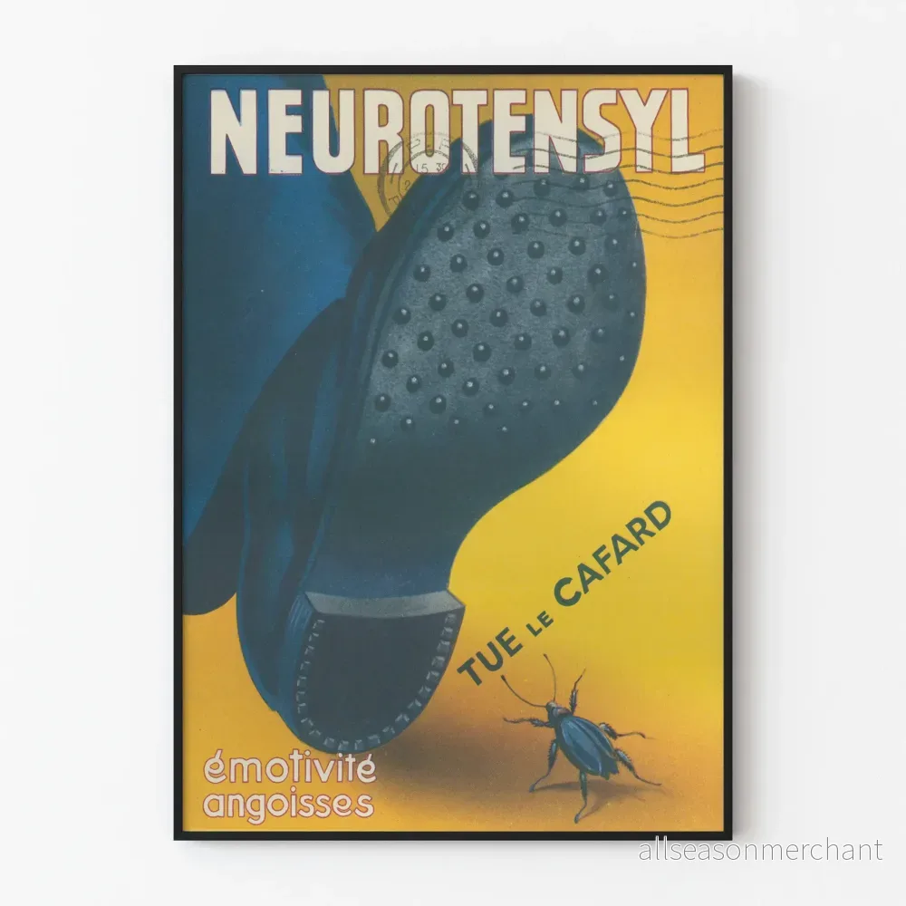 Vintageposter Neurotensyl - Retro väggdekoration