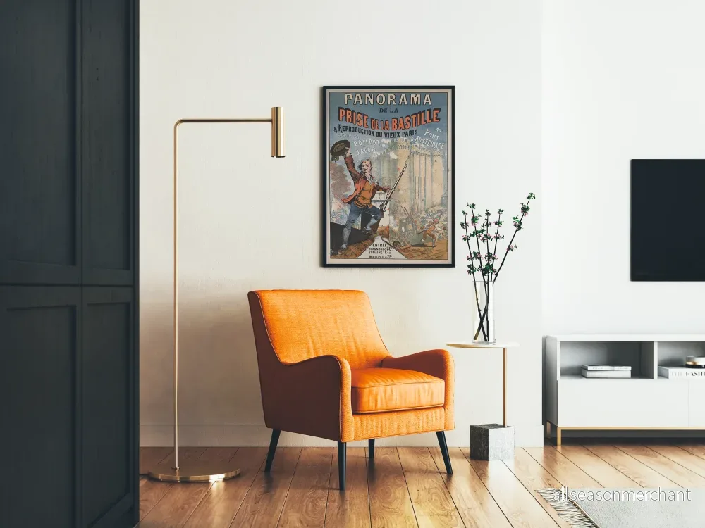 Vintageposter av Tagen av Bastiljen och Gamla Paris - Bild 2