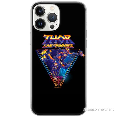ERT GROUP mobiltelefonfodral för Iphone 13 PRO originalt och officiellt licensierat Marvel mönster Thor 003 Vit optimalt anpassad till formen på mobiltelefonen, fodral tillverkad av TPU plast 5904805159671