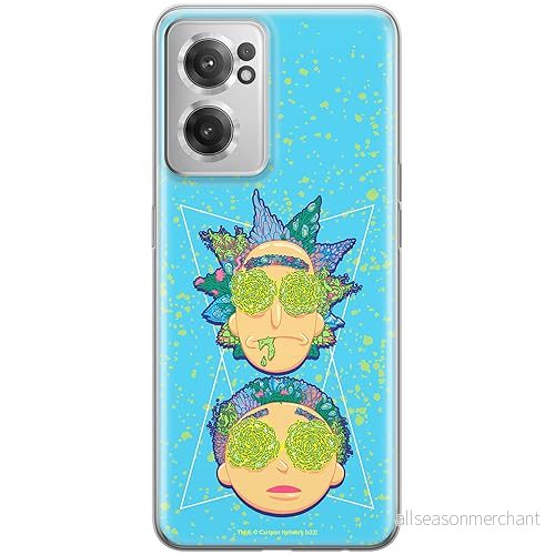 ERT GROUP mobiltelefonfodral för OnePlus NORD CE 2 originalt och officiellt licensierat Rick and Morty mönster & 023, fodral tillverkad av TPU plast 5905511295950