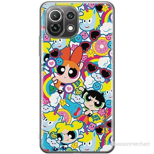 ERT GROUP mobiltelefonfodral för Xiaomi 11 LITE 4G / 5G originalt och officiellt licensierat The Powerpuff Girls mönster 041, fodral tillverkad av TPU plast 5905511984236