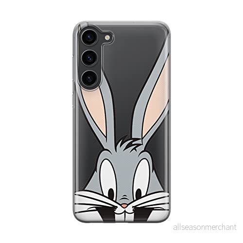 ERT GROUP mobiltelefonfodral för Samsung S23 originalt och officiellt licensierat Looney Tunes mönster Bugs 001 optimalt anpassad till formen på mobiltelefonen, gedeeltelijk transparant 5905511424862