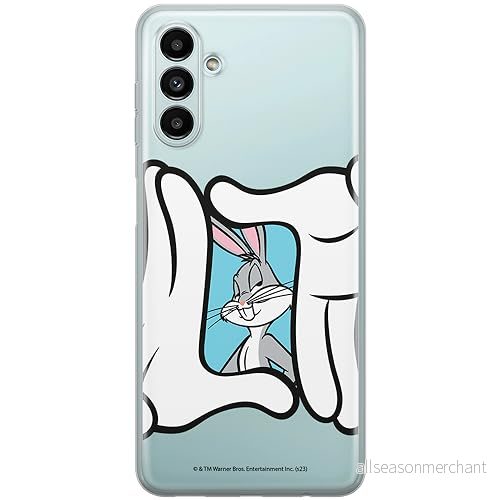 ERT GROUP mobiltelefonfodral för Samsung A13 5G/ A04s originalt och officiellt licensierat Looney Tunes mönster Bugs 025 optimalt anpassad till formen på mobiltelefonen, gedeeltelijk transparant 5905795091361