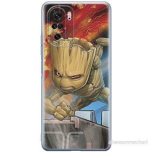 ERT GROUP mobiltelefonfodral för Xiaomi MI 11i/ REDMI K40/K40 PRO/POCO F3/ F3 PRO originalt och officiellt licensierat Marvel mönster Groot 003, fodral tillverkad av TPU plast 5905511892319