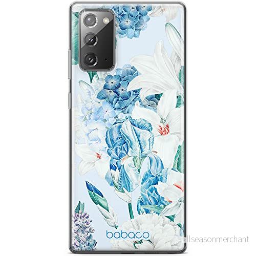 ERT GROUP mobiltelefonfodral för Samsung GALAXY NOTE 20 originalt och officiellt licensierat Babaco mönster Flowers 026 optimalt anpassad till formen på mobiltelefonen, fodral tillverkad av TPU plast 5905131259912