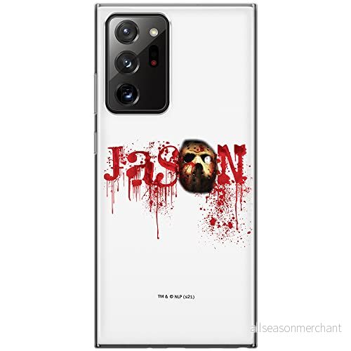 ERT GROUP mobiltelefonfodral för Samsung GALAXY NOTE 20 ULTRA originalt och officiellt licensierat Horror mönster Friday the 13th 001, fodral tillverkad av TPU plast 5905511095741