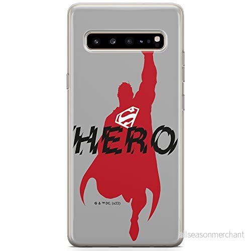 ERT GROUP mobiltelefonfodral för Samsung S10 5G originalt och officiellt licensierat DC mönster Superman 038 optimalt anpassad till formen på mobiltelefonen, fodral tillverkad av TPU plast 5905131574329