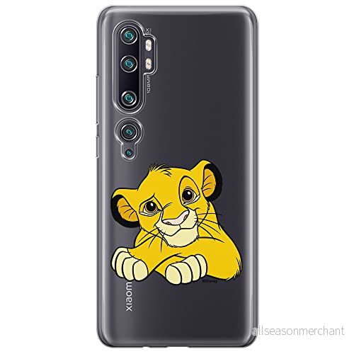 ERT GROUP mobiltelefonfodral för Xiaomi MI NOTE 10 / PRO originalt och officiellt licensierat Disney mönster Simba & Friends 009, gedeeltelijk transparant 5905131178343