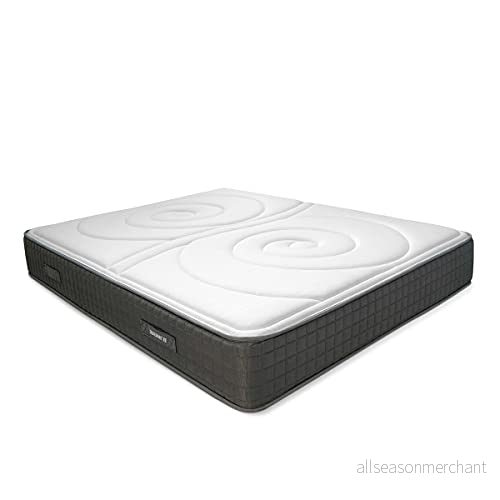 Duérmete Online Duo Vändbar viskoelastisk madrass, höjd 25cm, Visco på båda sidor, Mysig stoppning, Biogel, Vit, 150x180 8445355037004