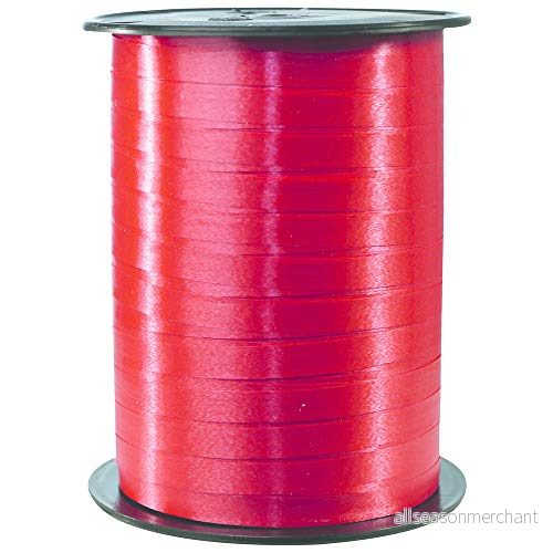 Clairefontaine 601706C spole presentband slätt (500 m x 7 mm, perfekt för pysselprojekt och gåvor) 1 st röd 3065506017065