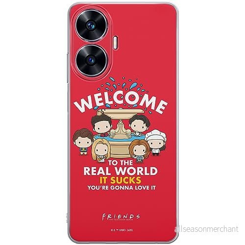 ERT GROUP mobiltelefonfodral för Realme C55 originalt och officiellt licensierat Friends mönster 005 optimalt anpassad till formen på mobiltelefonen, fodral tillverkad av TPU plast 5905511862398