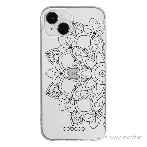 ERT GROUP mobiltelefonfodral för Apple Iphone 14 PLUS originalt och officiellt licensierat Babaco mönster Mandalas 005 optimalt anpassad till formen på mobiltelefonen, gedeeltelijk transparant 5905131901606