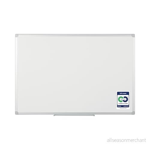 Bi Office Earth whiteboard, melamin, torrtorkbräda med aluminiumram, 90 x 60 cm 5603750113096