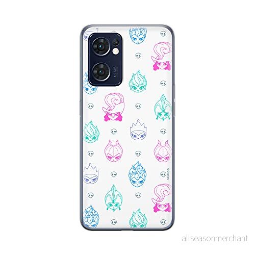 ERT GROUP mobiltelefonfodral för Oppo RENO 7 5G originalt och officiellt licensierat Disney mönster Villains 006 optimalt anpassad till formen på mobiltelefonen, fodral tillverkad av TPU plast 5905511300739