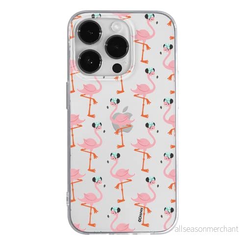 ERT GROUP mobiltelefonfodral för Apple Iphone 14 PRO originalt och officiellt licensierat Disney mönster Minnie 032 optimalt anpassad till formen på mobiltelefonen, gedeeltelijk transparant 5905131912541