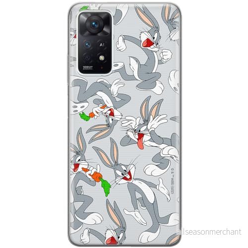 ERT GROUP mobiltelefonfodral för Xiaomi REDMI NOTE 11 PRO 5G/ 4G/ Plus 5G originalt och officiellt licensierat Looney Tunes mönster Bugs 013, fodral tillverkad av TPU plast 5905511658854