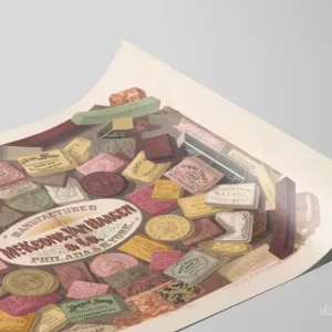 Vintage reklamposter för McKeone Van Haagen tvål - Bild 2
