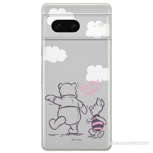ERT GROUP mobiltelefonfodral för Google PIXEL 7 originalt och officiellt licensierat Disney mönster Winnie the Pooh & Friends 006 anpassad till formen på mobiltelefonen, fodral tillverkad av TPU plast 5905795139681