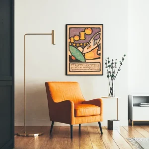 Vintageaffisch för Philips lampor i art déco-design - Bild 2