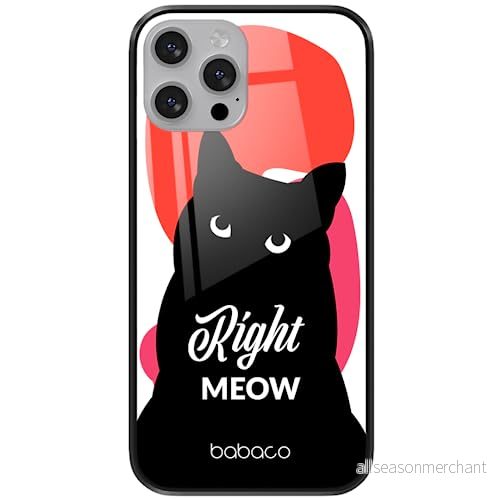 ERT GROUP mobiltelefonfodral för Apple Iphone 13 originalt och officiellt licensierat Babaco mönster Cats 004 tillverkad av härdat glas, skyddsfodral 5905131069429