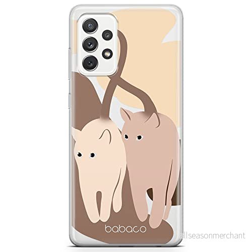 ERT GROUP mobiltelefonfodral för Samsung A72 5G originalt och officiellt licensierat Babaco mönster Cats 002 optimalt anpassad till formen på mobiltelefonen, gedeeltelijk transparant 5905131078551