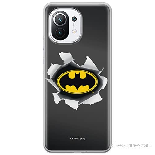 ERT GROUP mobiltelefonfodral för Xiaomi 11 originalt och officiellt licensierat DC mönster Batman 059 optimalt anpassad till formen på mobiltelefonen, fodral tillverkad av TPU plast 5905131535931