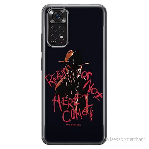 ERT GROUP mobiltelefonfodral för Xiaomi REDMI 10 originalt och officiellt licensierat Horror mönster Nightmare of Elm Street 007, fodral tillverkad av TPU plast 5905511086749