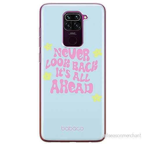 ERT GROUP mobiltelefonfodral för Xiaomi REDMI NOTE 9 originalt och officiellt licensierat Babaco mönster Never look back 005 anpassad till formen på mobiltelefonen, fodral tillverkad av TPU plast 5903932886030