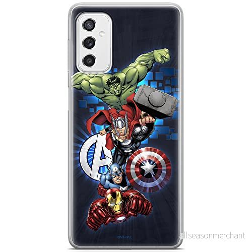 ERT GROUP mobiltelefonfodral för Samsung M52 5G originalt och officiellt licensierat Marvel mönster Avengers 001 optimalt anpassad till formen på mobiltelefonen, fodral tillverkad av TPU plast 5904805487712
