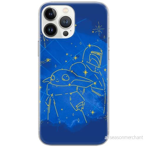 ERT GROUP mobiltelefonfodral för Xiaomi REDMI 10 originalt och officiellt licensierat Star Wars mönster Baby Yoda 023, fodral tillverkad av TPU plast 5904805077326