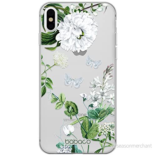 ERT GROUP mobiltelefonfodral för Iphone X/XS originalt och officiellt licensierat Babaco mönster Flowers 030 optimalt anpassad till formen på mobiltelefonen, gedeeltelijk transparant 5905131277749