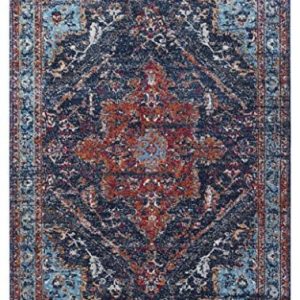 Nouristan Azrow korthårig matta med orientalisk utseende 160×230 cm Denim blau 4260648237329 Nouristan Azrow korthårig matta med orientalisk utseende 160×230 cm Denim blau 4260648237329
