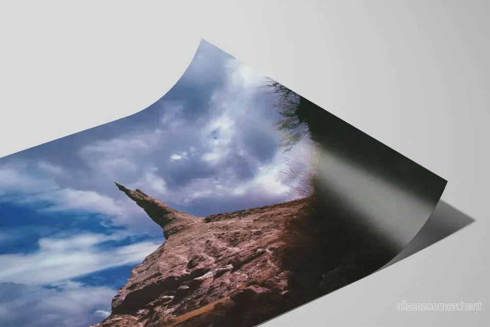 Poster Chimney Rock i Nebraska - Naturnära väggdekoration och landskapskonst