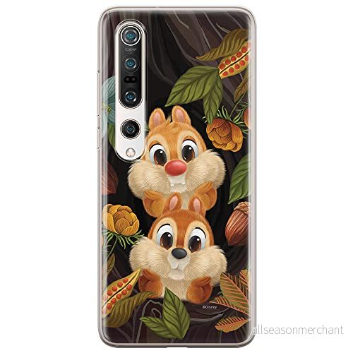 ERT GROUP mobiltelefonfodral för Xiaomi MI 10 / PRO originalt och officiellt licensierat Disney mönster Chip & Dale 002 anpassad till formen på mobiltelefonen, fodral tillverkad av TPU plast 5903537175959