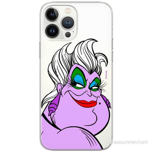 ERT GROUP mobiltelefonfodral för Xiaomi REDMI 10 originalt och officiellt licensierat Disney mönster Ursula 001 anpassad till formen på mobiltelefonen, gedeeltelijk transparant 5904805005169