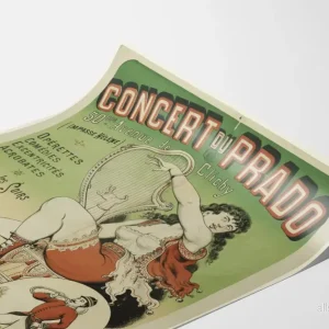 Vintagekonsertaffisch från Prado - Teaterväggdekoration - Bild 3
