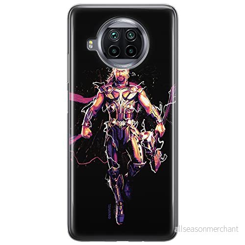 ERT GROUP Mobiltelefonskal för Xiaomi MI 10T LITE/REDMI Note 9 PRO 5G Original och officiellt licensierad Marvel mönster Thor 005 optimalt anpassat till mobiltelefonens form, fodral av TPU 5904805164613