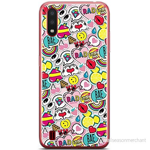ERT GROUP mobiltelefonfodral för Samsung A01 originalt och officiellt licensierat Disney mönster Mickey & Minnie 014 optimalt anpassad till formen på mobiltelefonen, fodral tillverkad av TPU plast 5904805424984
