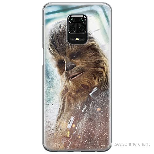 ERT GROUP mobiltelefonfodral för Xiaomi REDMI NOTE 9 PRO/ 9S originalt och officiellt licensierat Star Wars mönster Chewbacca 001 anpassad till formen på mobiltelefonen, fodral tillverkad av TPU plast 5903040323571